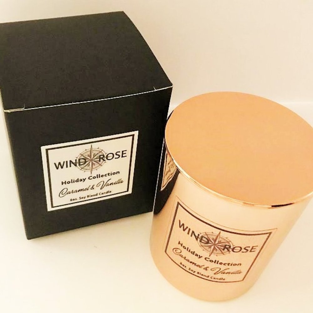 CARAMEL and VANILLA CANDLE | Holiday Candles